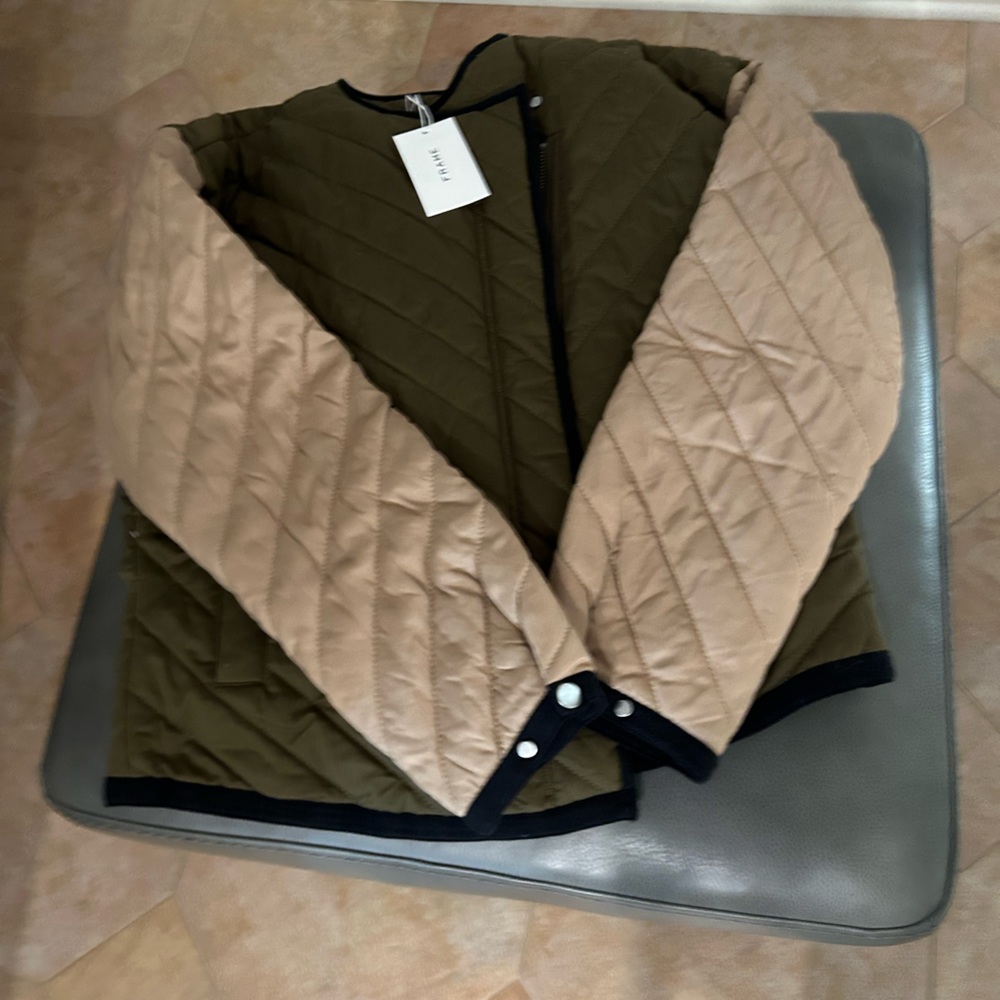 FRAME quilted jacket size medium